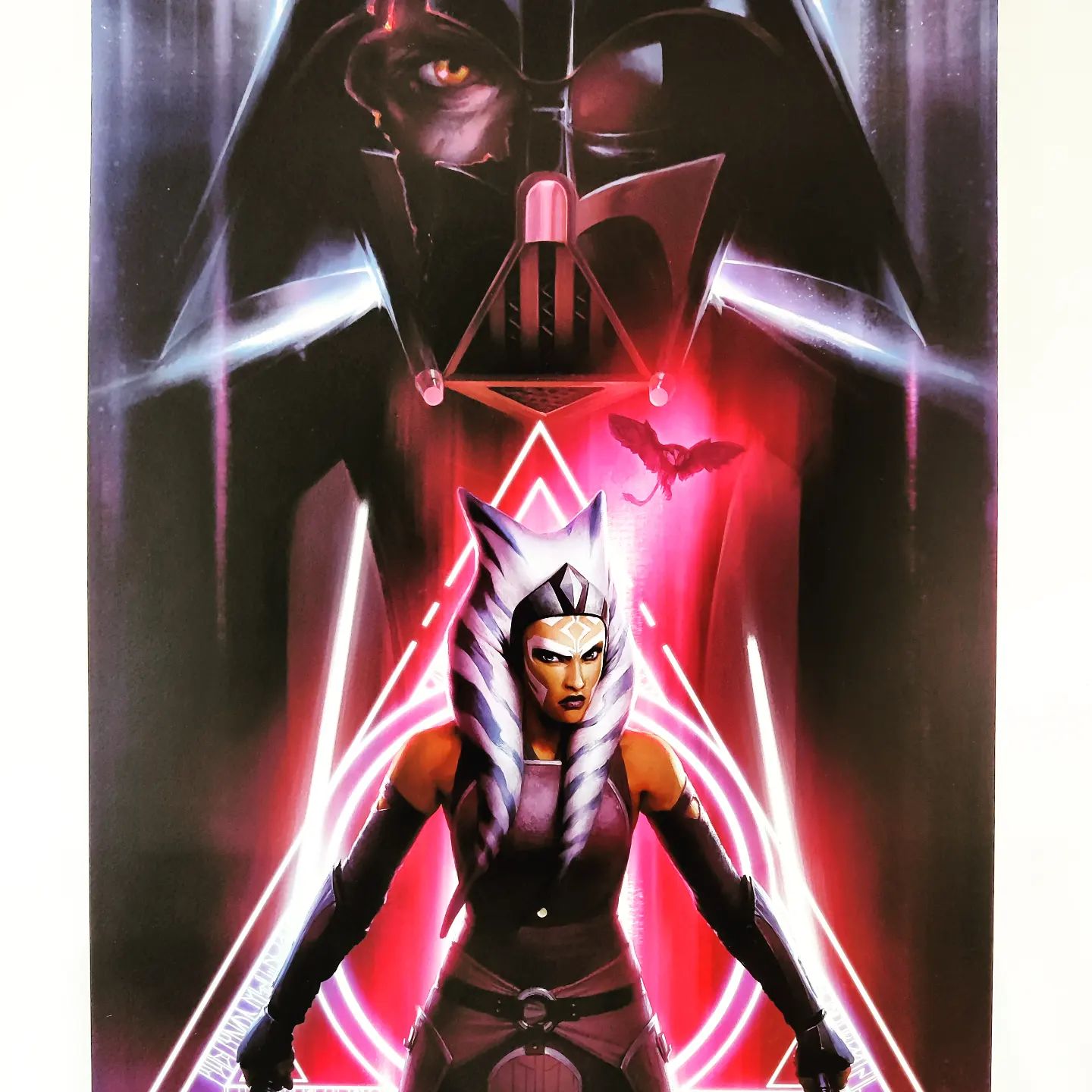 Vader vs. Ashoka ⚔️
One of the most memorable scenes from Star Wars Rebels was the fight atop the Sith temple in the S02 episode Twilight of the Apprentice, and is now available as a signed limited edition 🖼️ artwork from @sideshow
What is your favorite Star Wars moment? 🙃
#mabrikstudios #starwars #starwarsart #sideshow #sideshowcollectibles #rebels #anakinskywalker #ashoka #vader #lightsaber #lightsaberduel #artwork #starwarsrebels #sith #merchandise #merch #tallinn #estonia