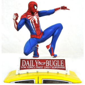 Diamond Select: Marvel - PS4 Spider-Man on Taxi PVC Diorama 23 cm