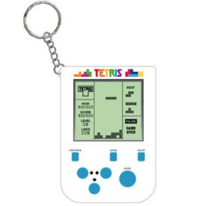 Tetris Mini Retro Handheld Video Game Keychain