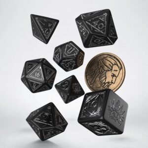 The Witcher Dice Set: Geralt - Silver Sword (7)