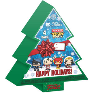 Funko Pocket POP! DC Holiday - 4-Pack Tree Holiday Box 4 cm