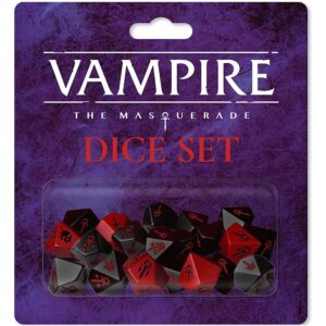 Vampire The Masquerade (5th Edition) - Dice Set (18)