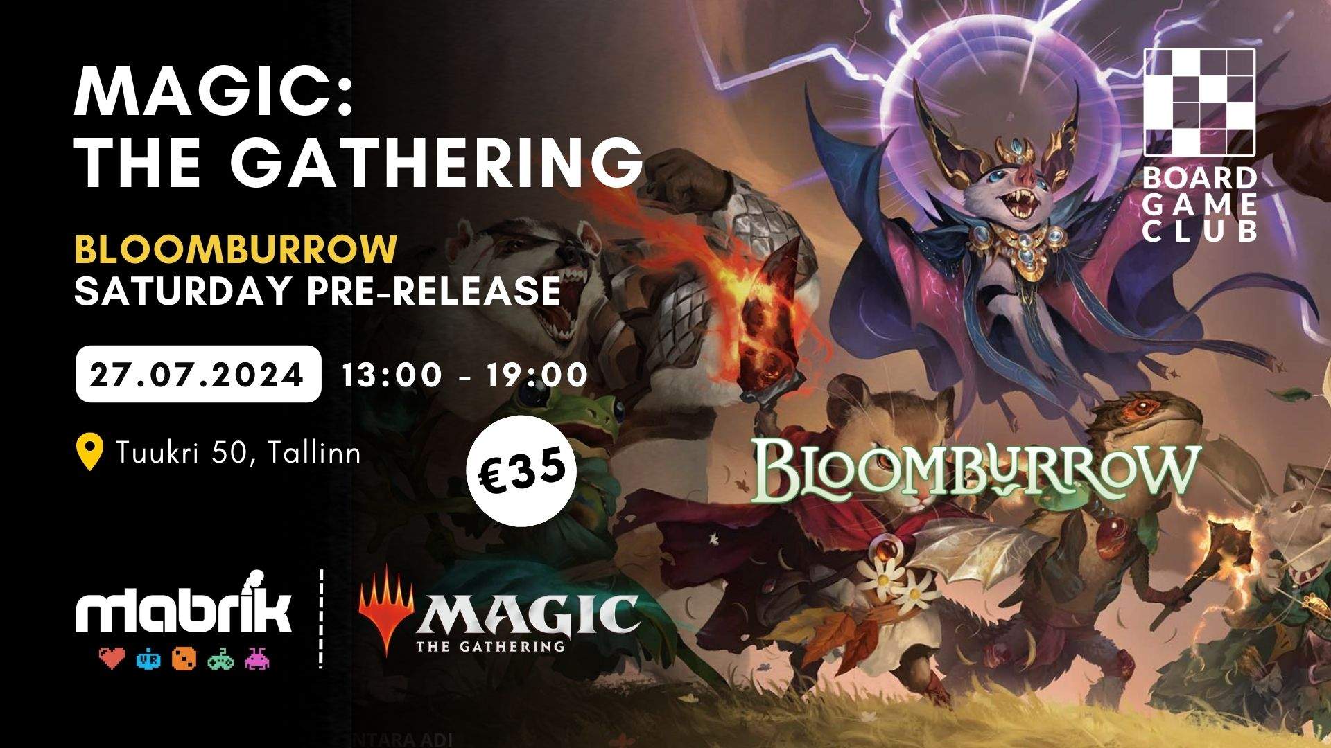 Events - 27.07-2024 - MTG: Bloomburrow Saturday Pre-Release