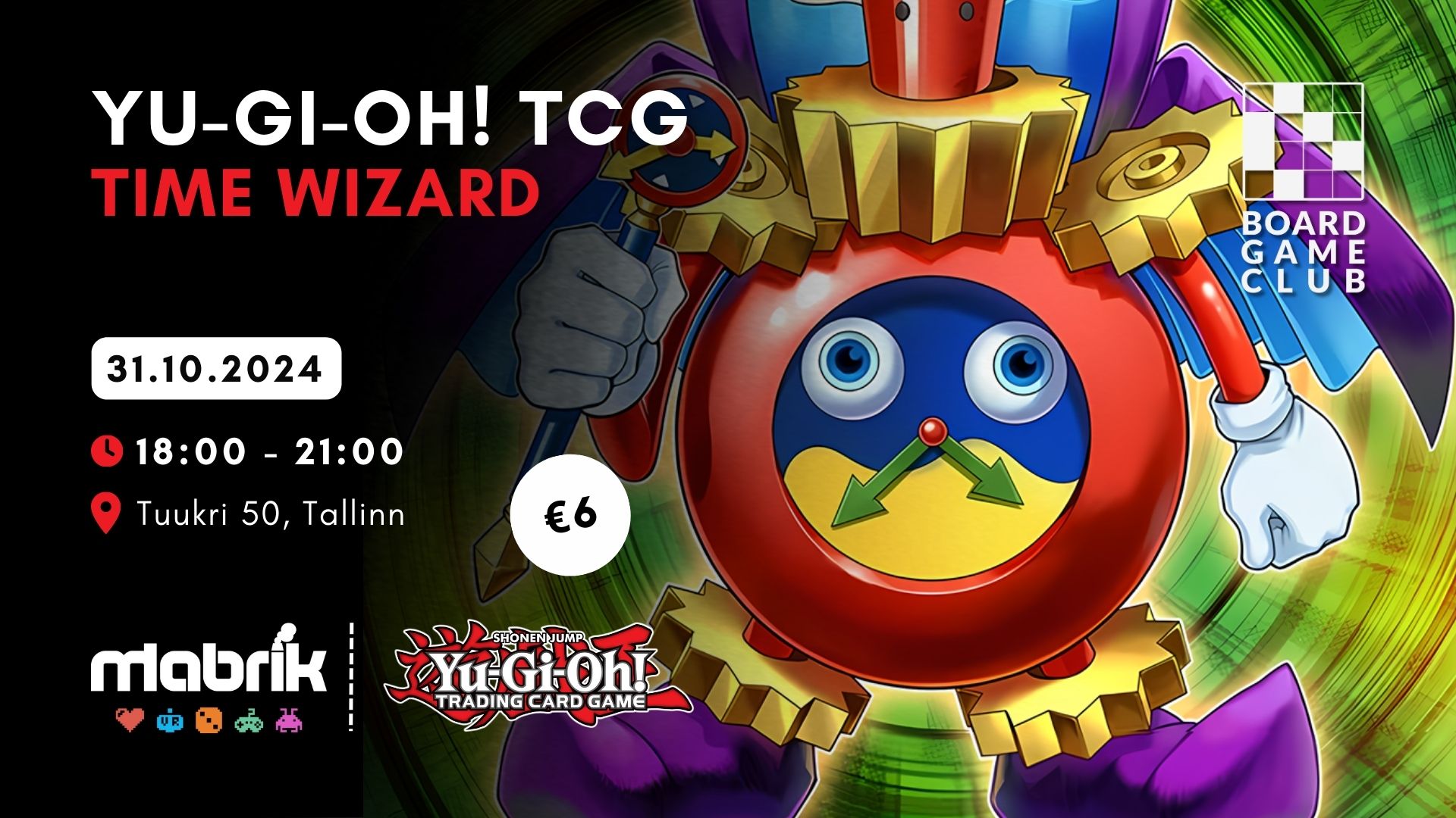 Events - 31.10.2024 - Yu-Gi-Oh! TCG - Time Wizard