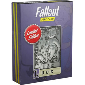 Meeneplaat Fallout: Limited Edition Perk Card - Luck