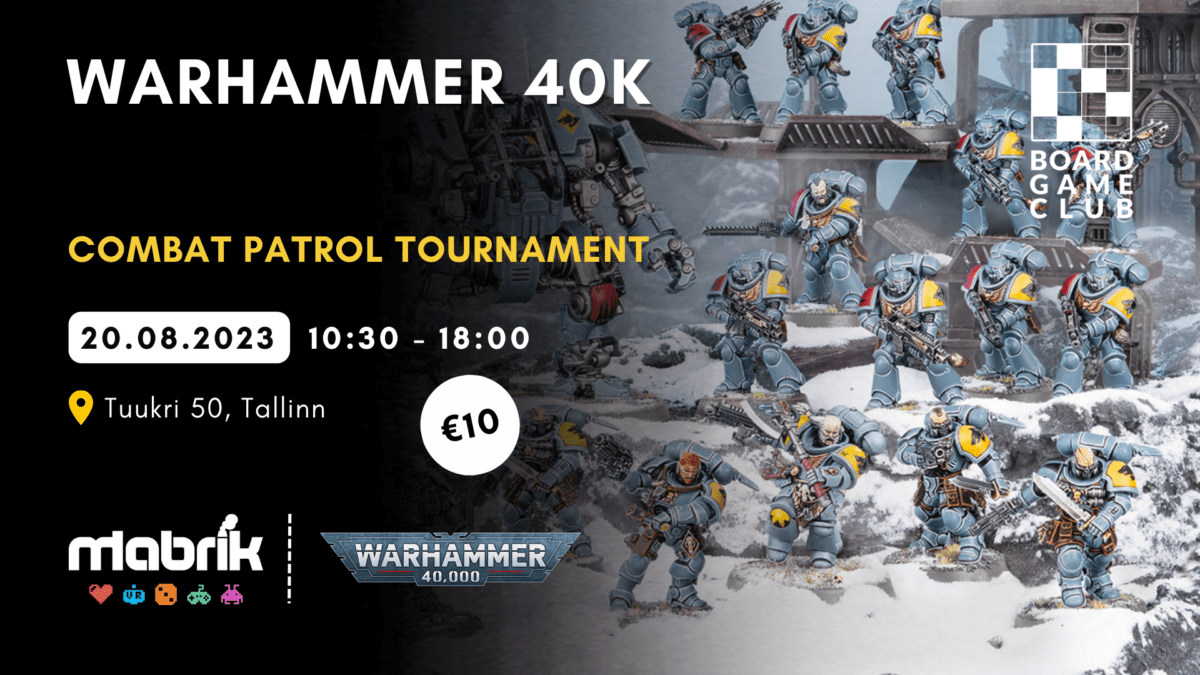 Events - 20.08.2023 - Warhammer 40k - Combat Patrol Tournament
