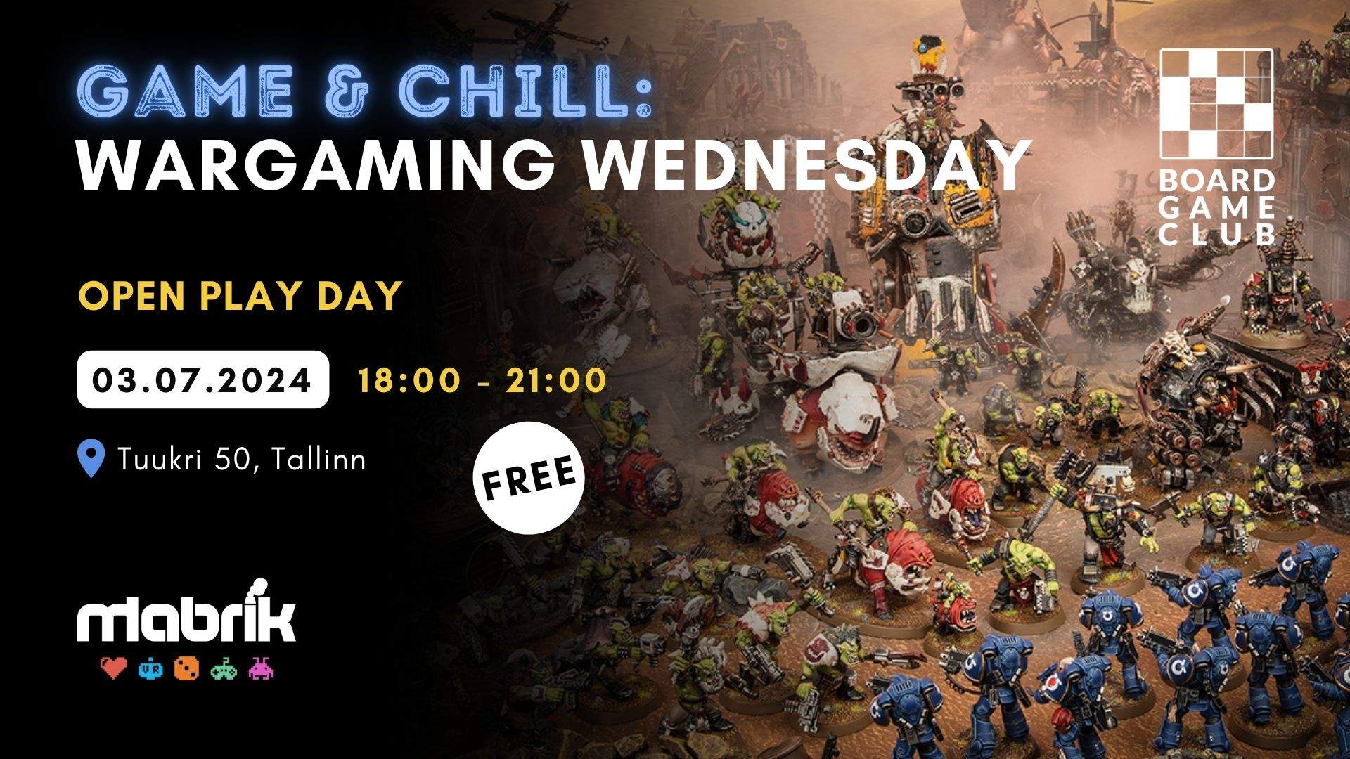 Events - 03.07.2024 - Wargaming Wednesday