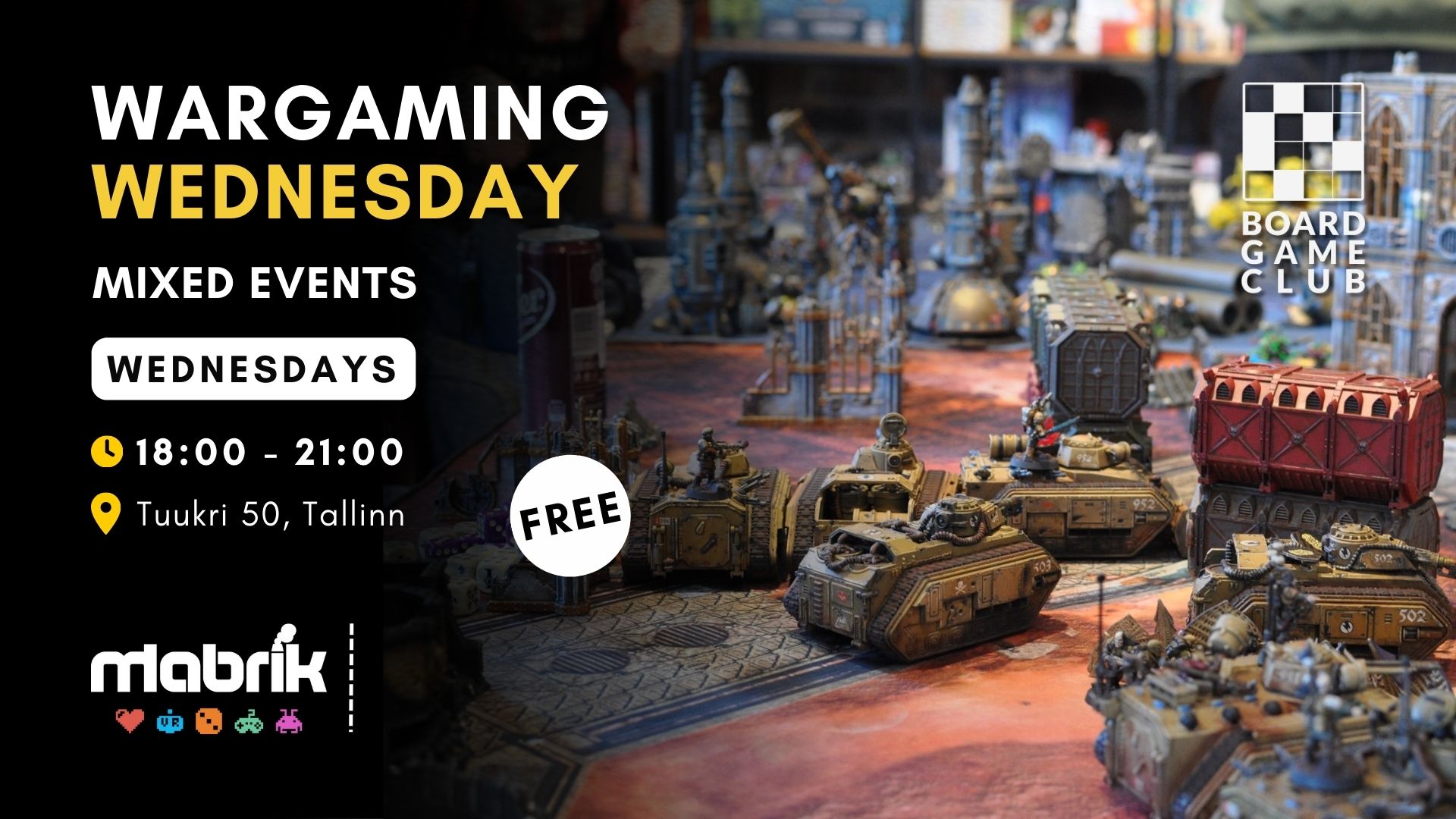 Events - Wargaming Wednesdays