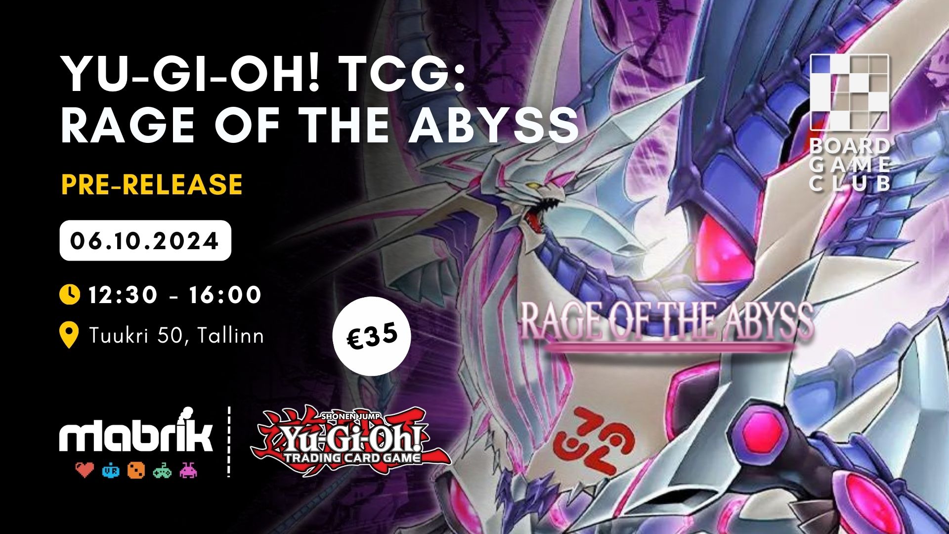 Events - 06.10.2024 - YGO - Rage of the Abyss Pre-Release