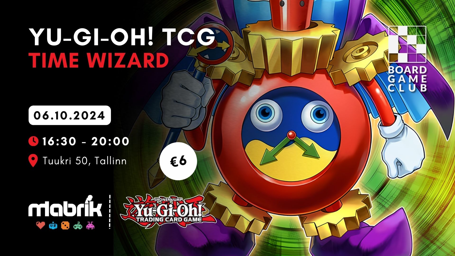 Events - 06.10.2024 - Yu-Gi-Oh! TCG - Time Wizard