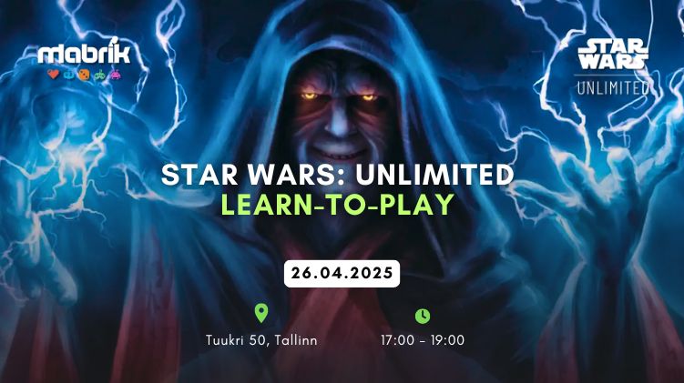 Events - 26,04,2025 - Star Wars: Unlimited - Lear-to-play